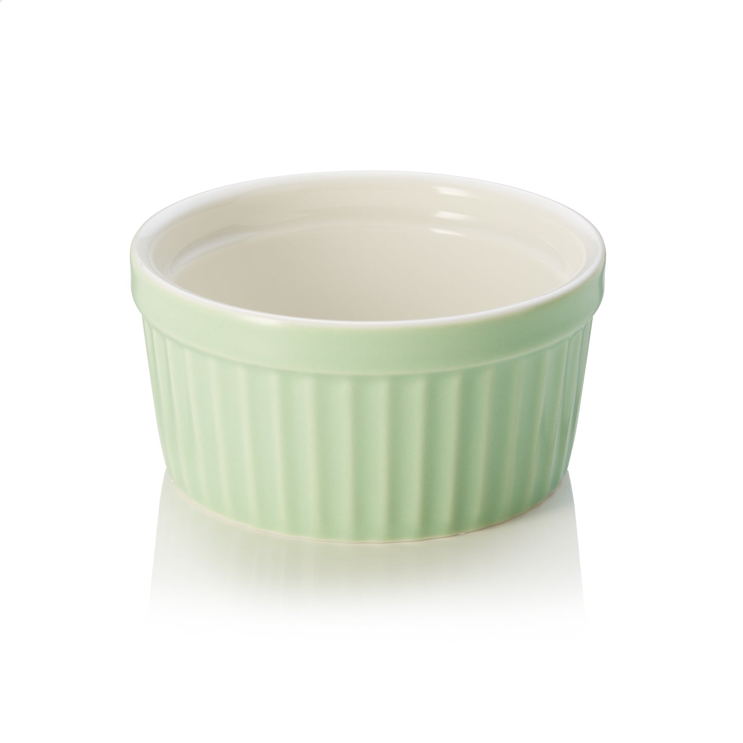 Ragout Fin Set, Ø 9 cm, 130 ml, mint, Set á 6 Stück, Porzellan 