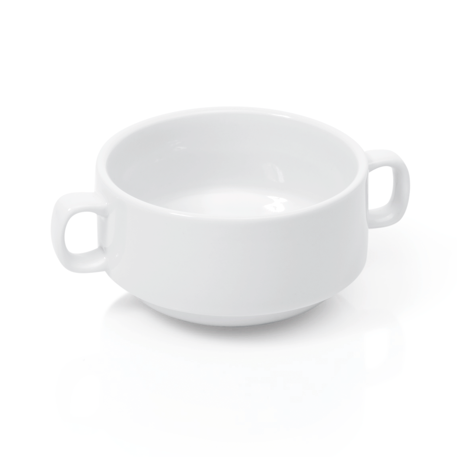 Suppentasse Set mit Henkelgriffen, 260 ml, Set á 6 Stück, Porzellan  