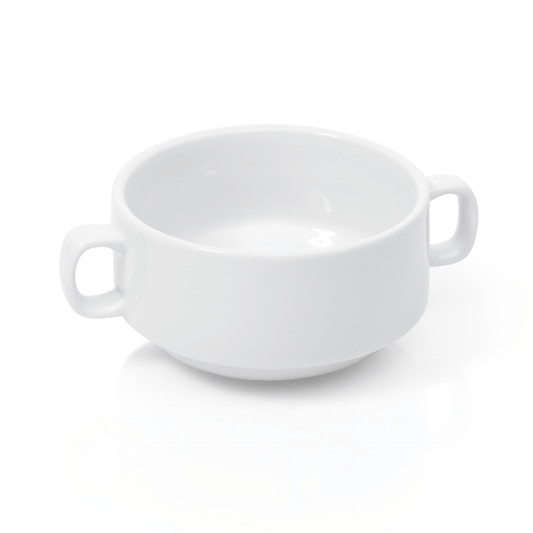 Suppentasse Set mit Henkelgriffen, 260 ml, Set á 6 Stück, Porzellan  