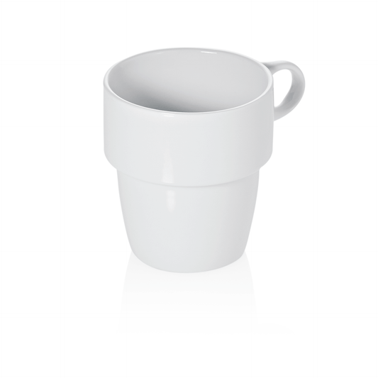 Becher Set, konisch, Ø 8 cm, 250 ml, Set á 6 Stück, Porzellan  
