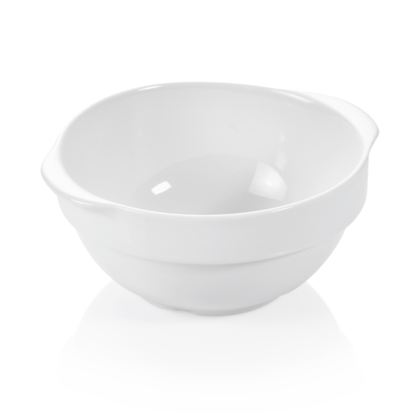 Schale Set mit Lappengriffen, 0,4 ltr., Ø 12,5 cm, Set á 6 Stück, Porzellan  