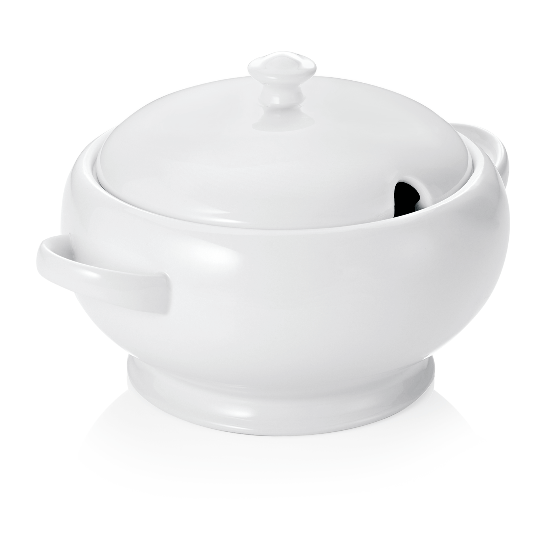 Terrine mit Deckel, 2,5 ltr., Ø 22 cm, Porzellan  
