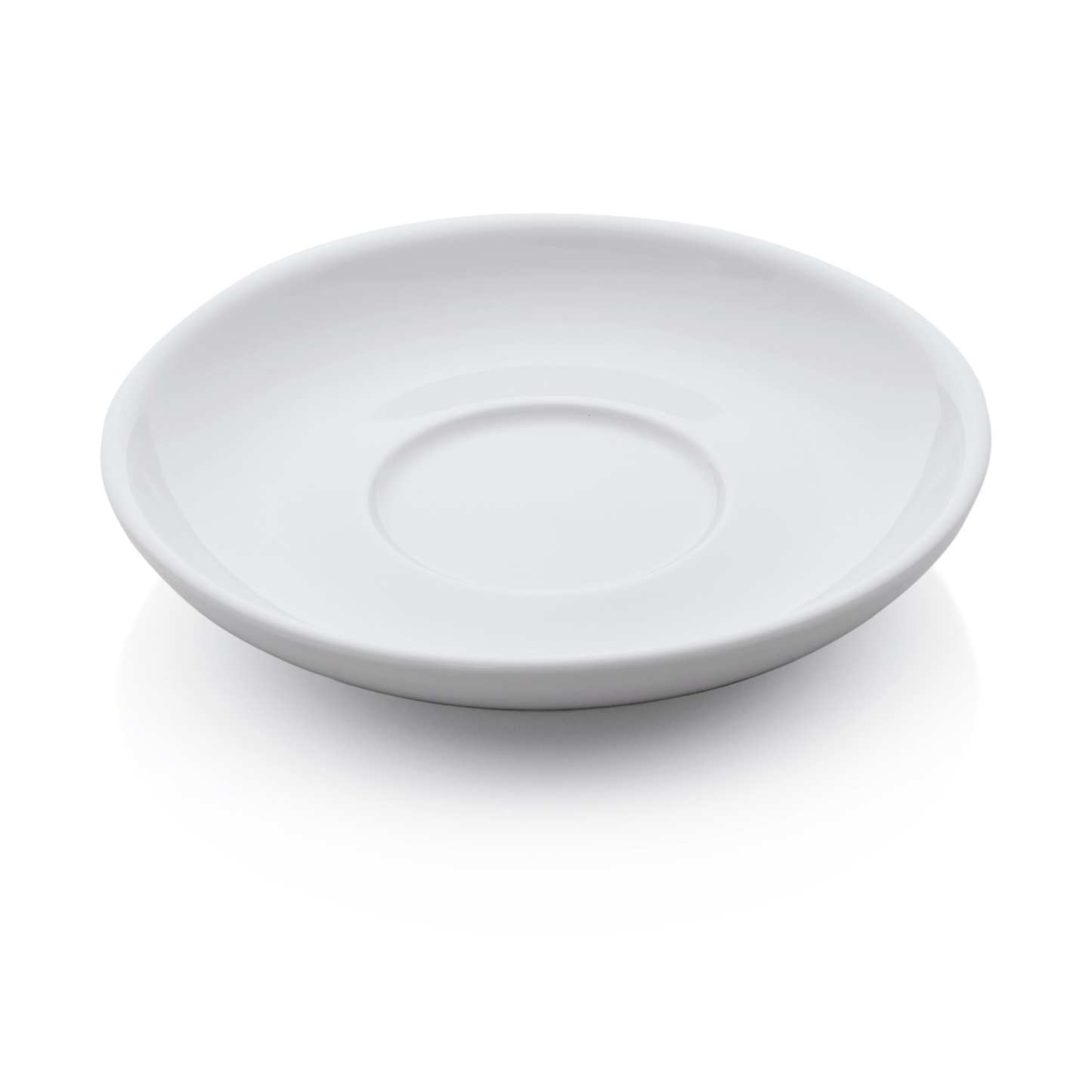 Cappuccino Untertasse Set ITALIA WHITE für 4999 020, Set á 6 Stück, Porzellan 