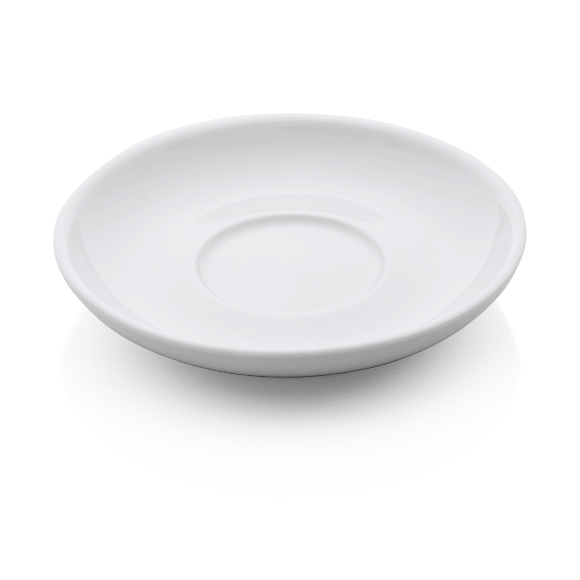 Cappuccino Untertasse Set ITALIA WHITE für 4999 020, Set á 6 Stück, Porzellan 