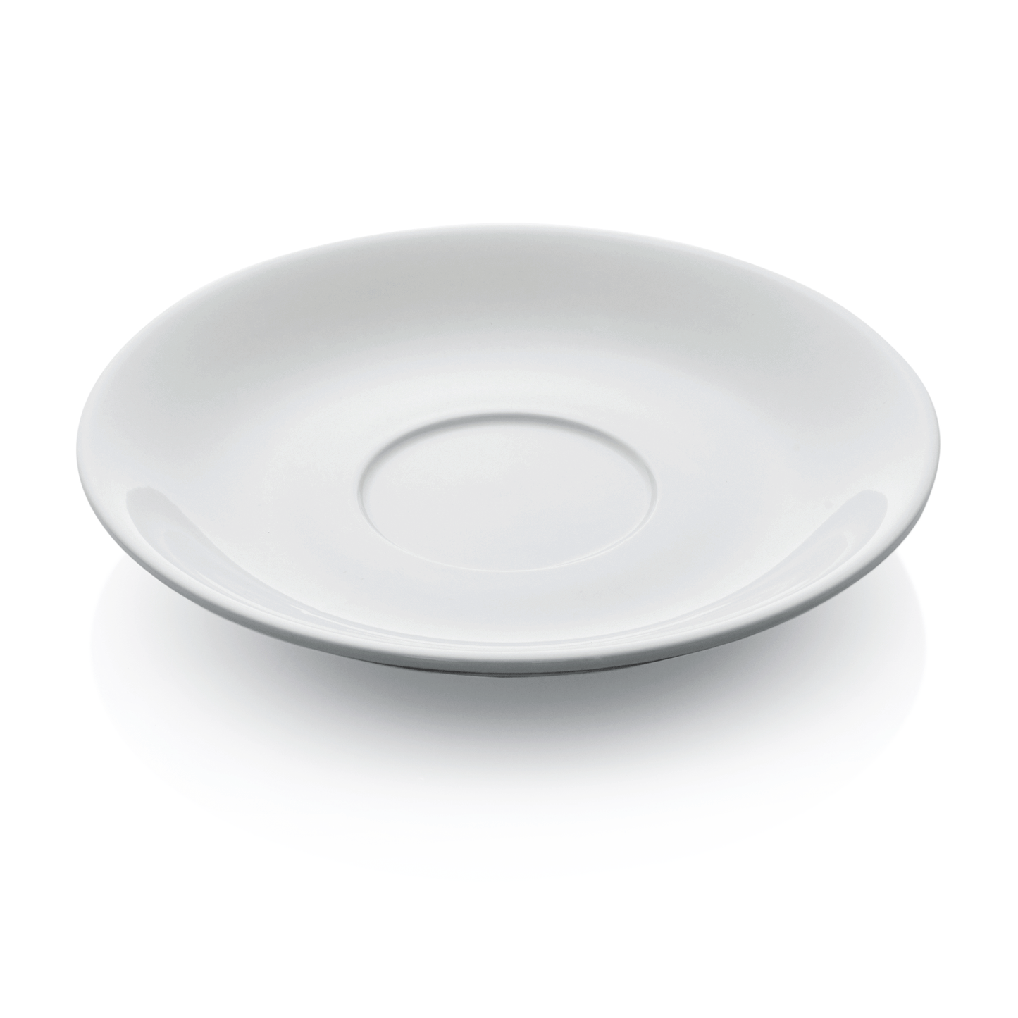 Caffè Latte Untertasse Set ITALIA WHITE für 4999 035, Set á 6 Stück, Porzellan 