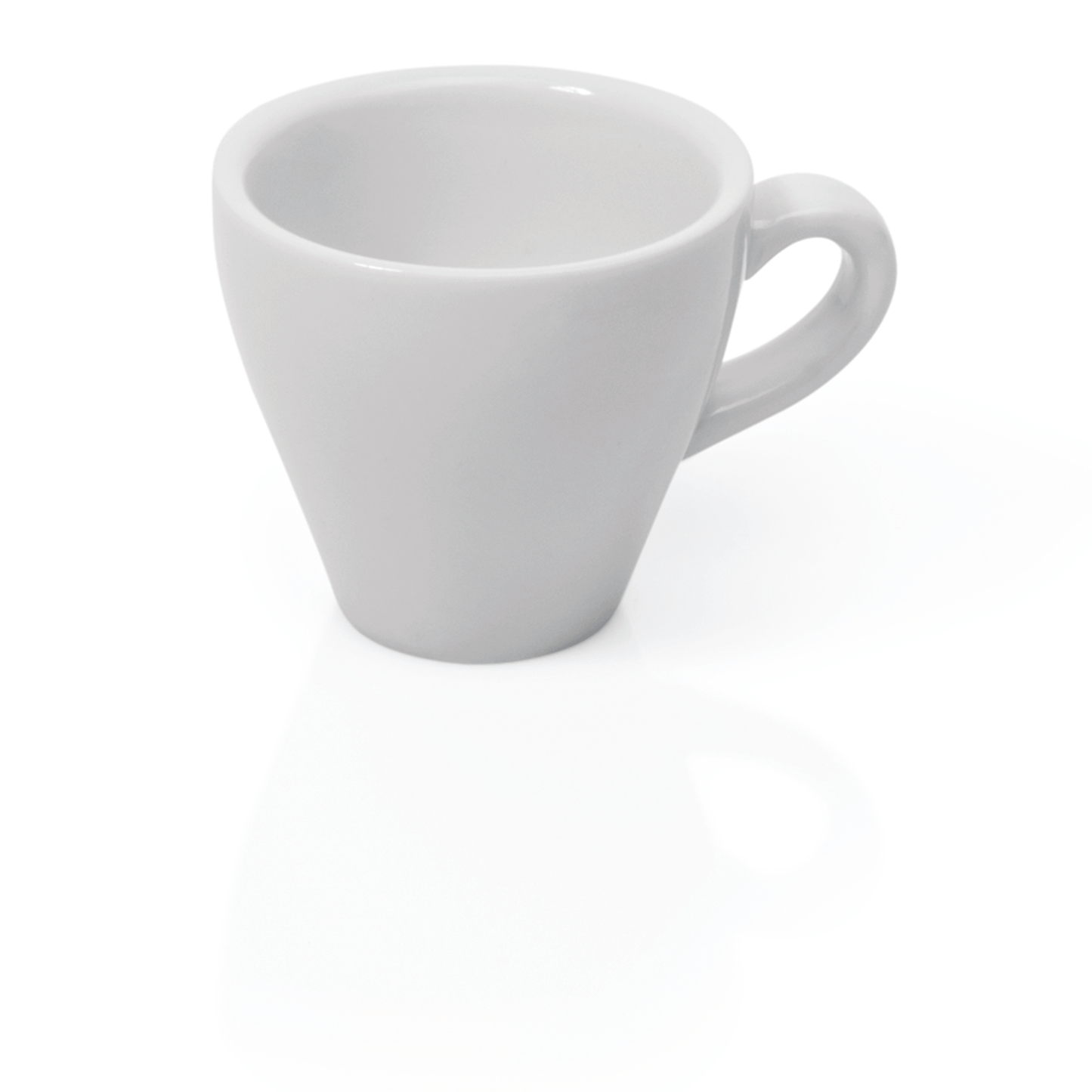 Espresso Obertasse Set ITALIA WHITE, 90 ml, Set á 6 Stück, Porzellan 