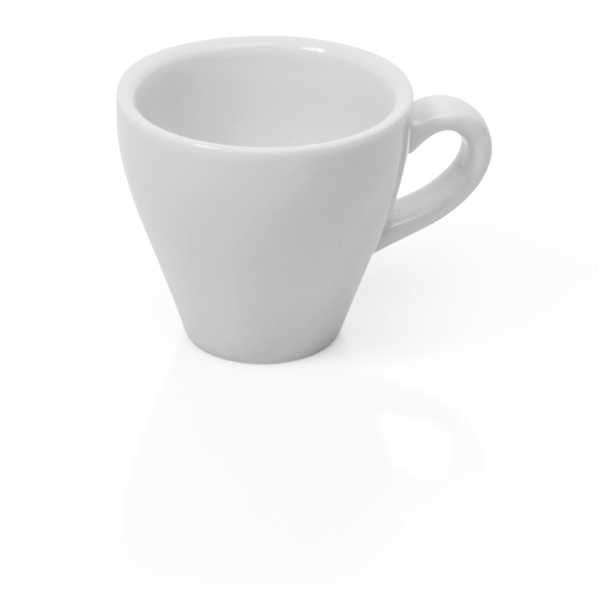 Espresso Obertasse Set ITALIA WHITE, 90 ml, Set á 6 Stück, Porzellan 