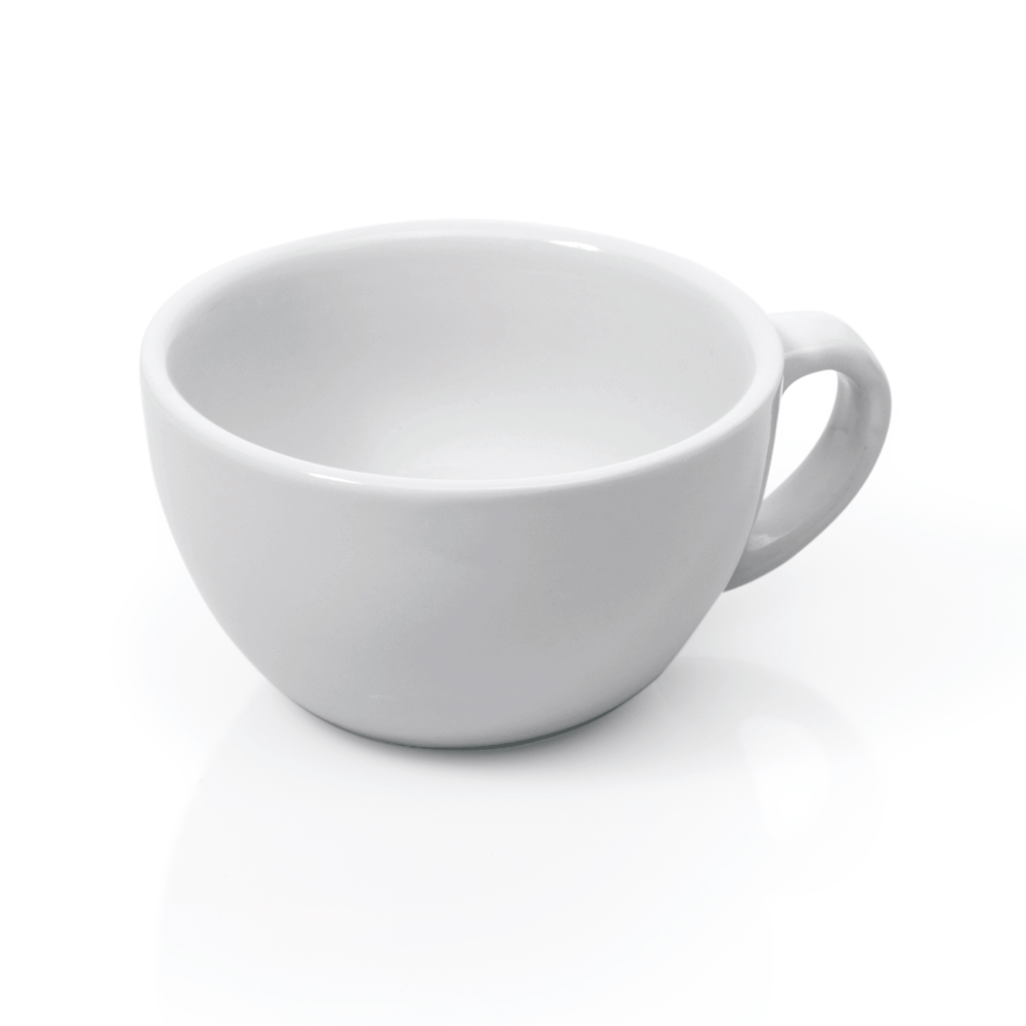 Cappuccino Obertasse Set ITALIA WHITE, 200 ml, Set á 6 Stück, Porzellan 