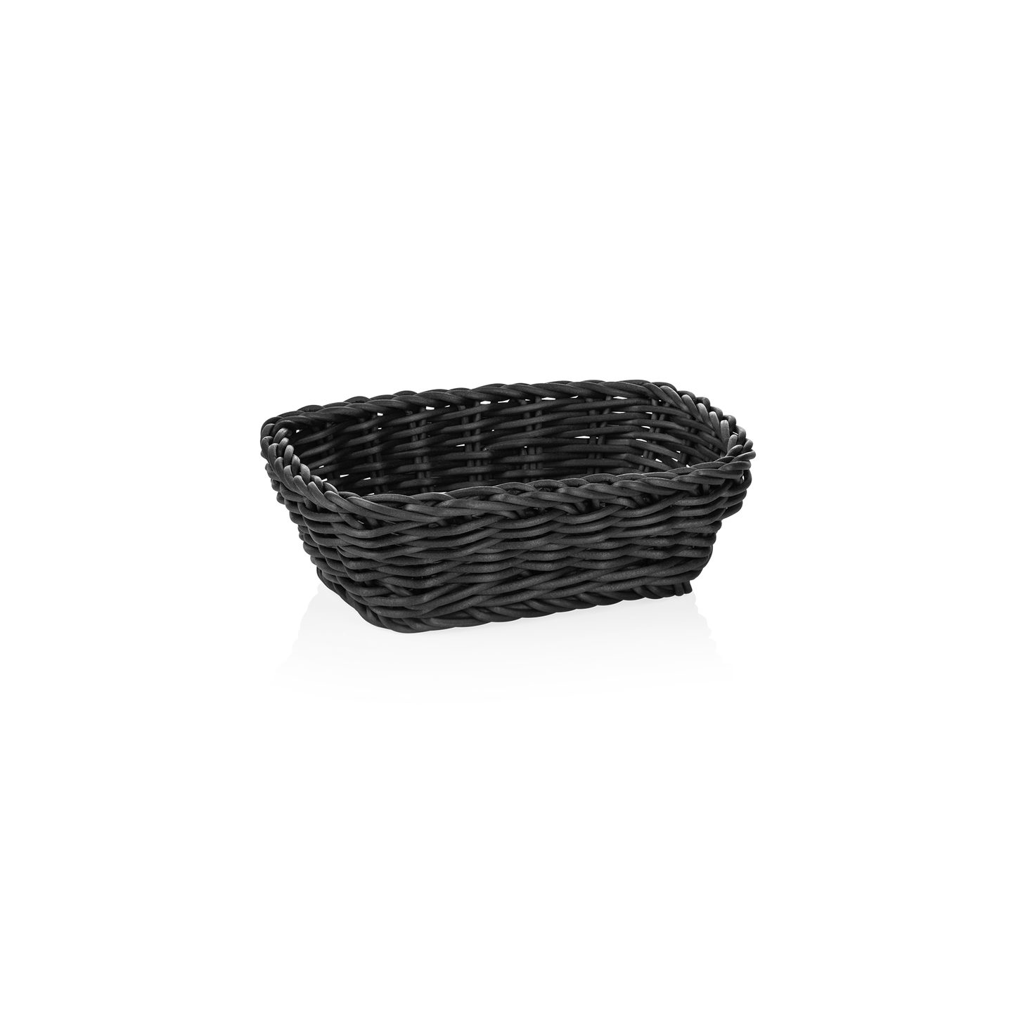 Korb Weaver Pro Tischkörbe, 19 x 13 x 6 cm, schwarz, Polypropylen, BPA frei 