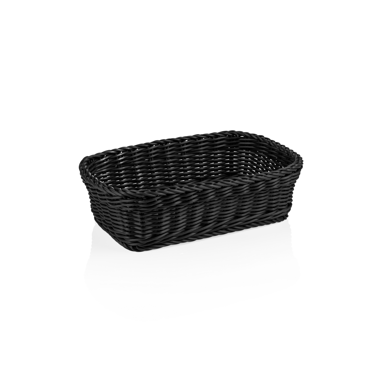 Korb Weaver Pro Tischkörbe, 31 x 21 x 9 cm, schwarz, Polypropylen, BPA frei 