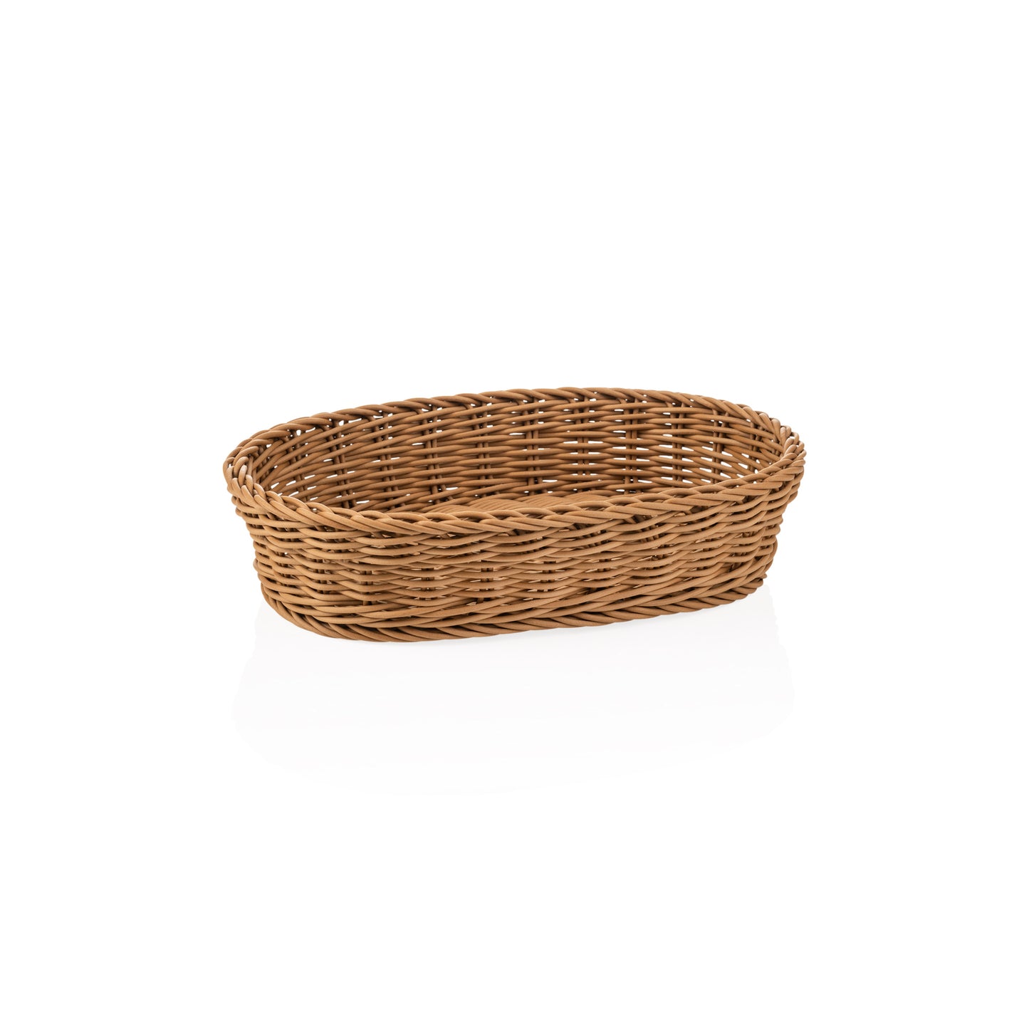 Korb Weaver Pro Tischkörbe, 32 x 23 x 7 cm, oval, beige, Polypropylen, BPA frei 