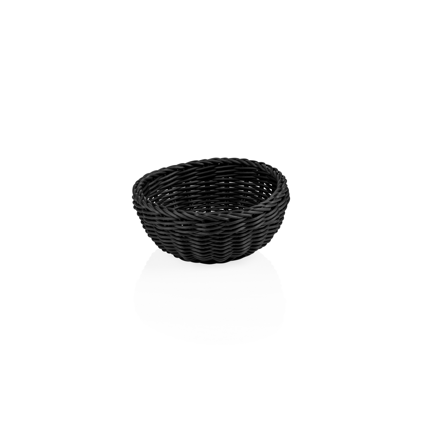 Korb Weaver Pro Tischkörbe, Ø 20 cm, Höhe 8 cm, schwarz, Polypropylen, BPA frei 