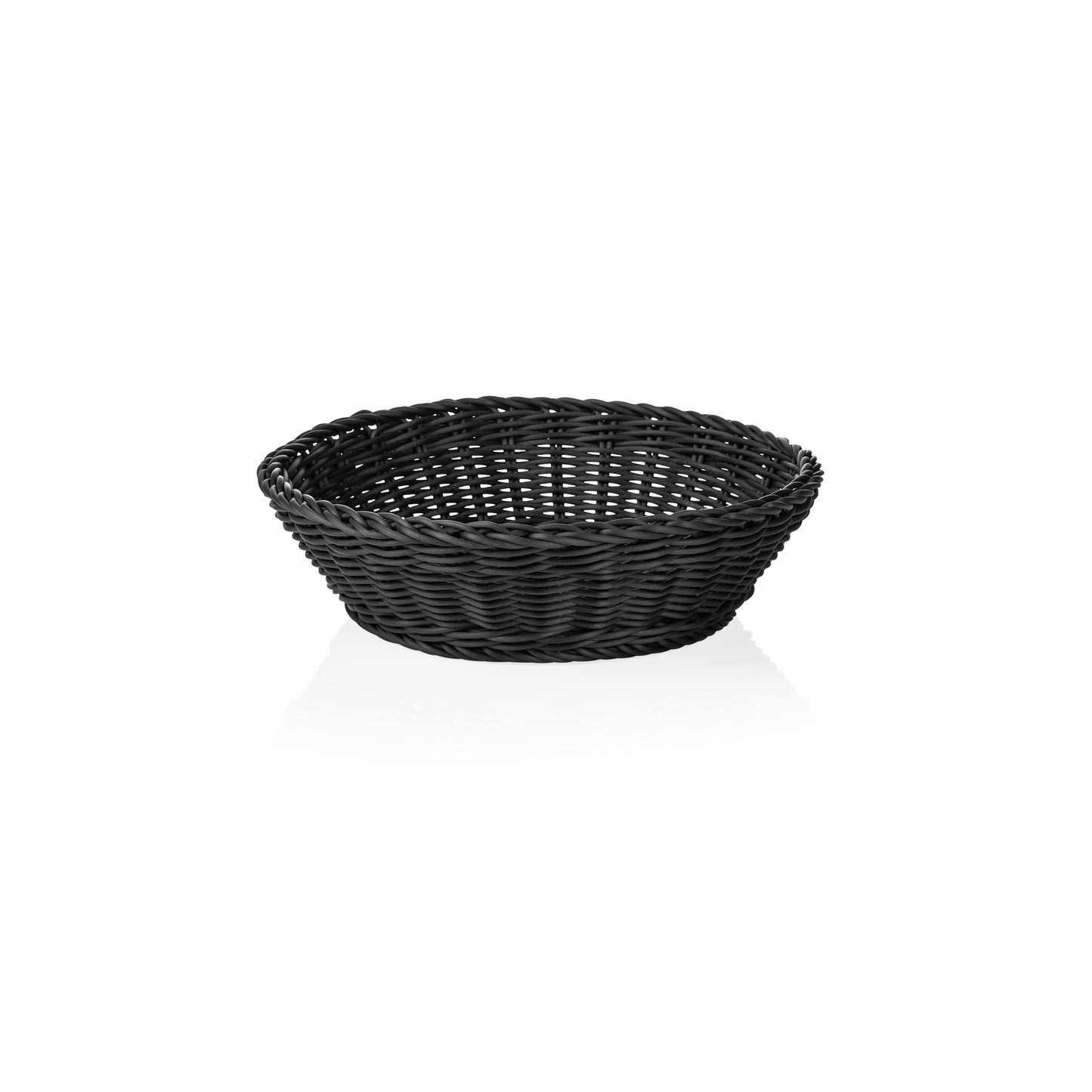 Korb Weaver Pro Tischkörbe, Ø 29 cm, Höhe 7 cm, schwarz, Polypropylen, BPA frei 