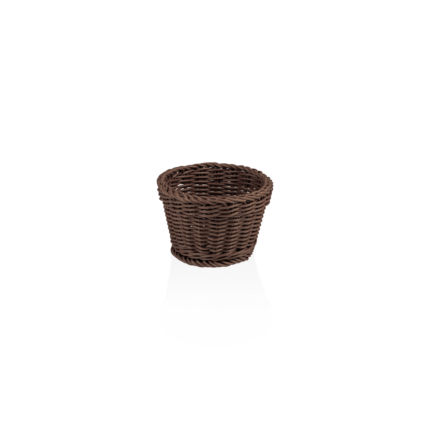 Korb Weaver Pro Tischkörbe, Ø 13 cm, Höhe 10 cm, oval, braun, Polypropylen, BPA frei 