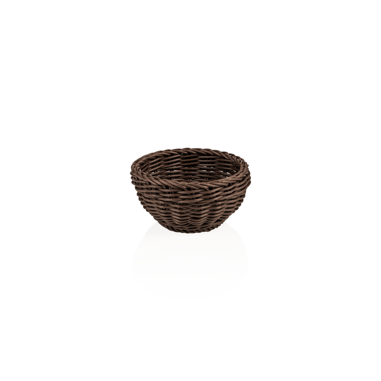 Korb Weaver Pro Tischkörbe, Ø 16 cm, Höhe 8 cm, braun, Polypropylen, BPA frei 