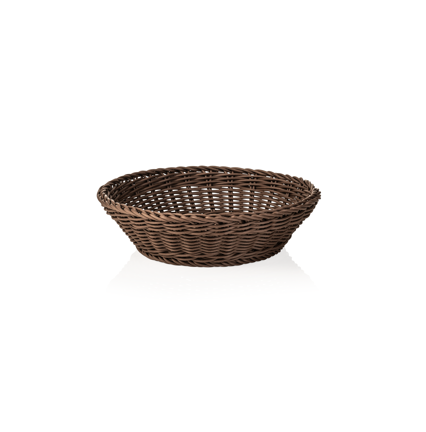 Korb Weaver Pro Tischkörbe, Ø 29 cm, Höhe 7 cm, braun, Polypropylen, BPA frei 