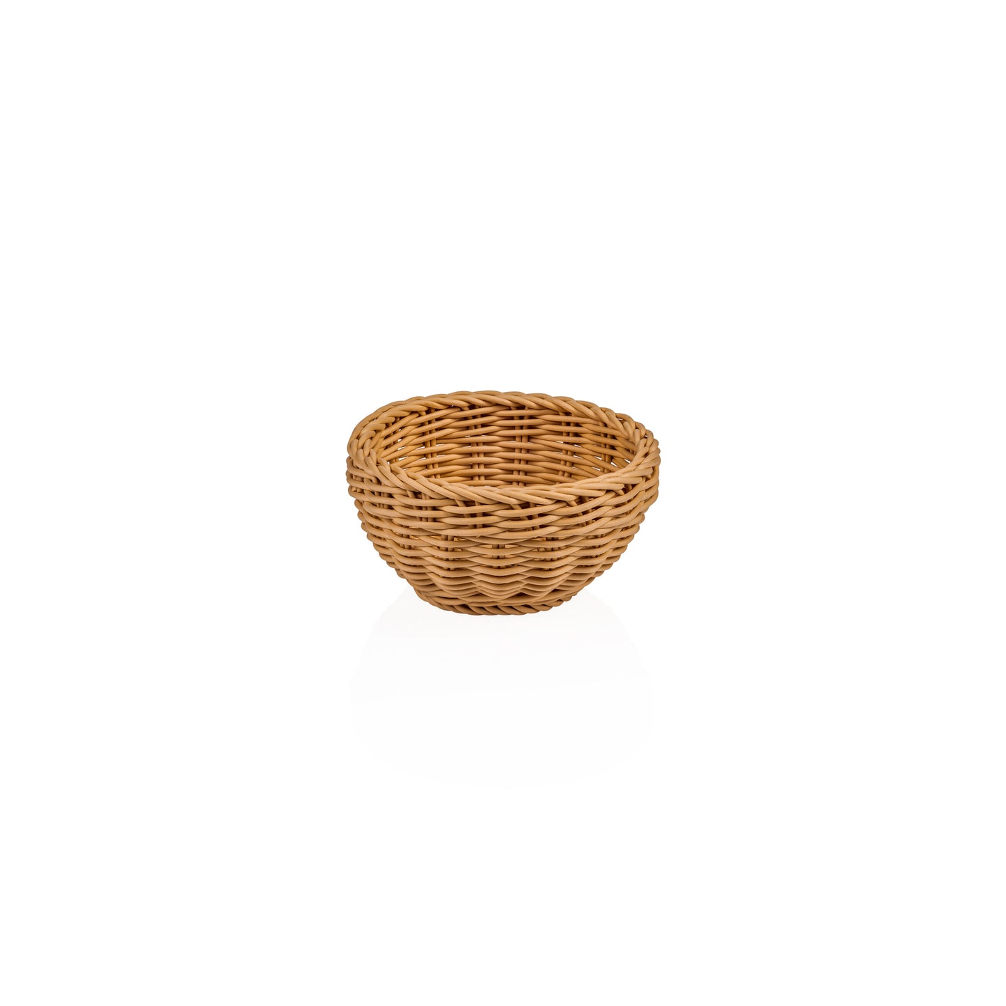 Korb Weaver Pro Tischkörbe, Ø 16 cm, Höhe 8 cm, beige, Polypropylen, BPA frei 