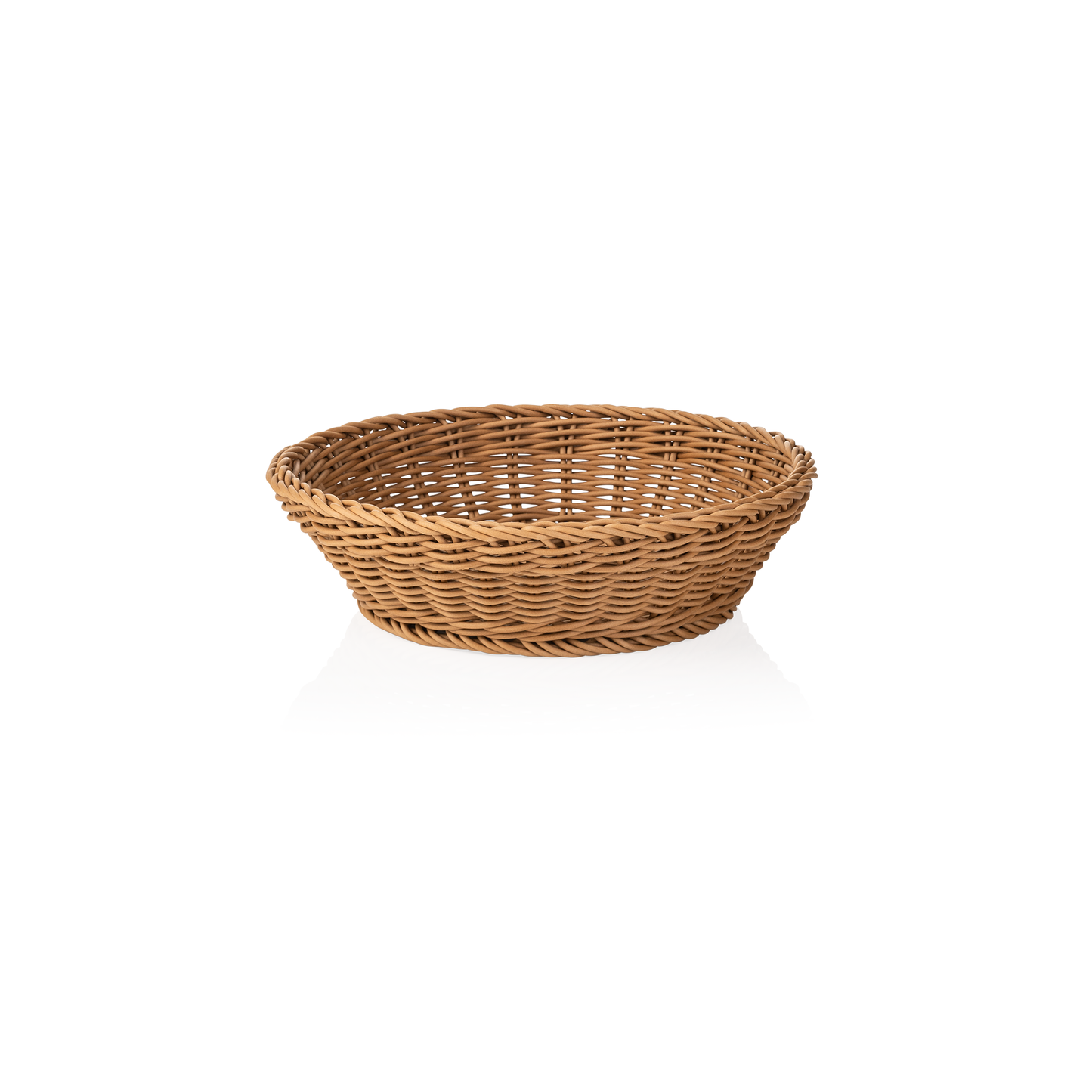 Korb Weaver Pro Tischkörbe, Ø 29 cm, Höhe 7 cm, beige, Polypropylen, BPA frei 