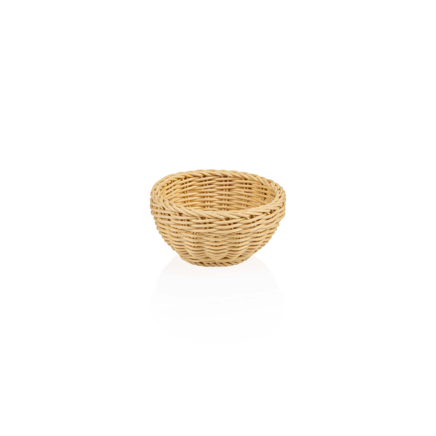 Korb Weaver Pro Tischkörbe, Ø 16 cm, Höhe 8 cm, hellbeige, Polypropylen, BPA frei 