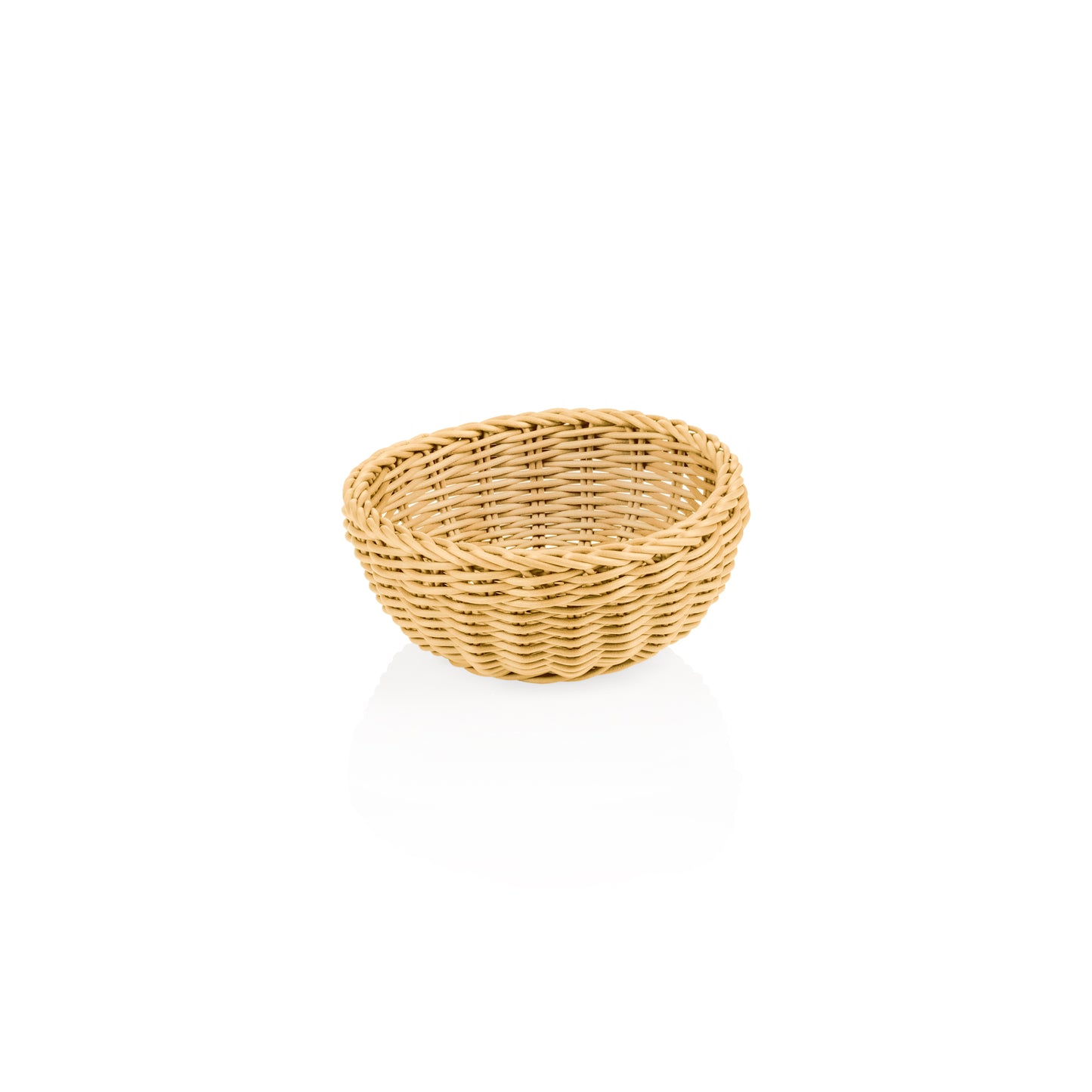 Korb Weaver Pro Tischkörbe, Ø 20 cm, Höhe 8 cm, hellbeige, Polypropylen, BPA frei 