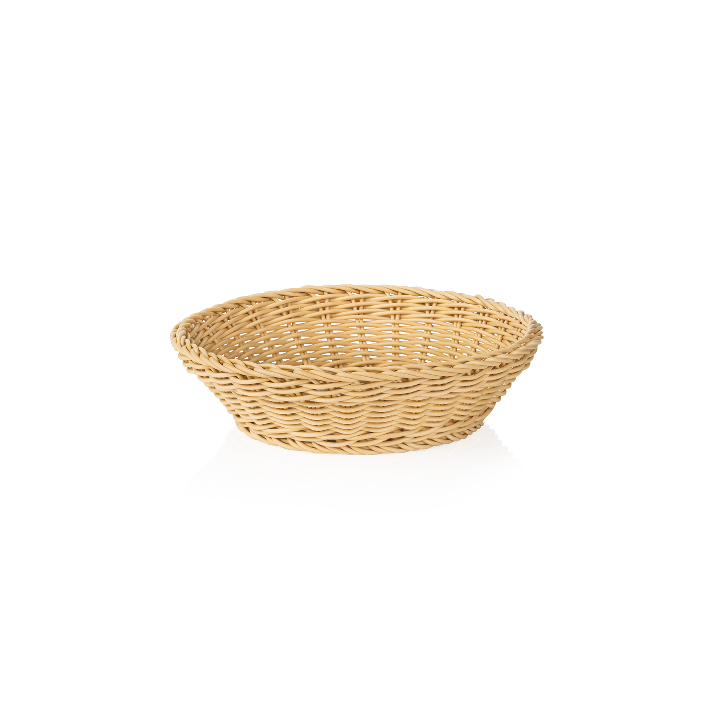 Korb Weaver Pro Tischkörbe, Ø 29 cm, Höhe 7 cm, hellbeige, Polypropylen, BPA frei 