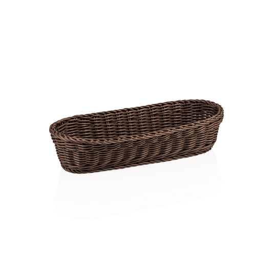 Baguettekorb Weaver Pro Systemkörbe, 40 x 16 x 8 cm, oval, braun, Polypropylen, BPA frei 