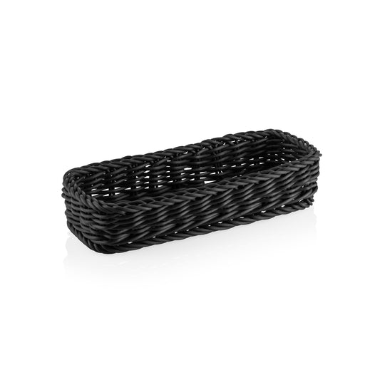 Besteckkorb Weaver Pro Systemkörbe, 27 x 10 x 5 cm, schwarz, Polypropylen, BPA frei 