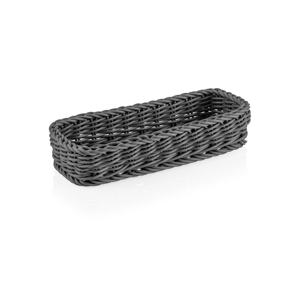 Besteckkorb Weaver Pro Systemkörbe, 27 x 10 x 5 cm, grau, Polypropylen, BPA frei 