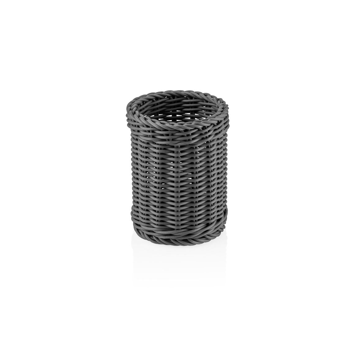 Besteckkorb Weaver Pro Systemkörbe, Ø 12 cm, Höhe 15 cm, grau, Polypropylen, BPA frei 