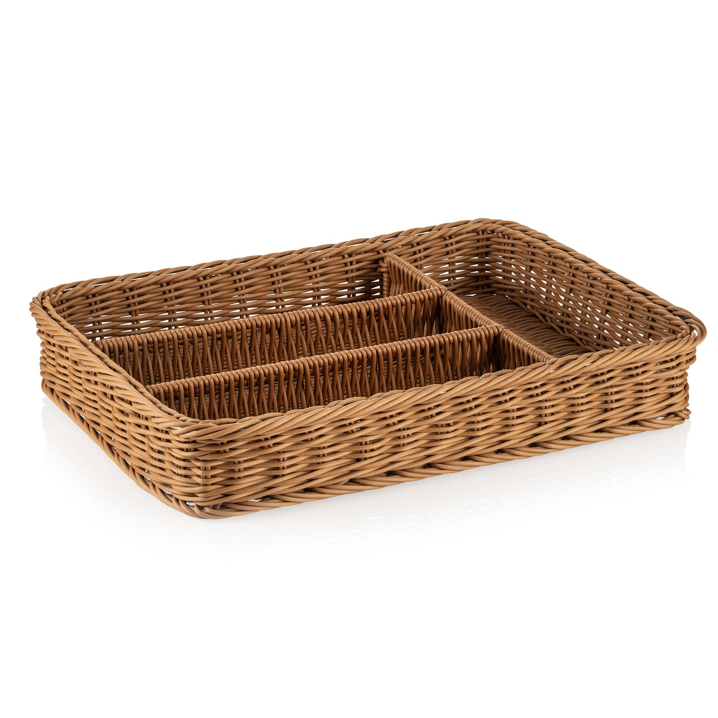 Besteckkorb Weaver Pro Systemkörbe, 40 x 30 x 6,5 cm, beige, Polypropylen, BPA frei 