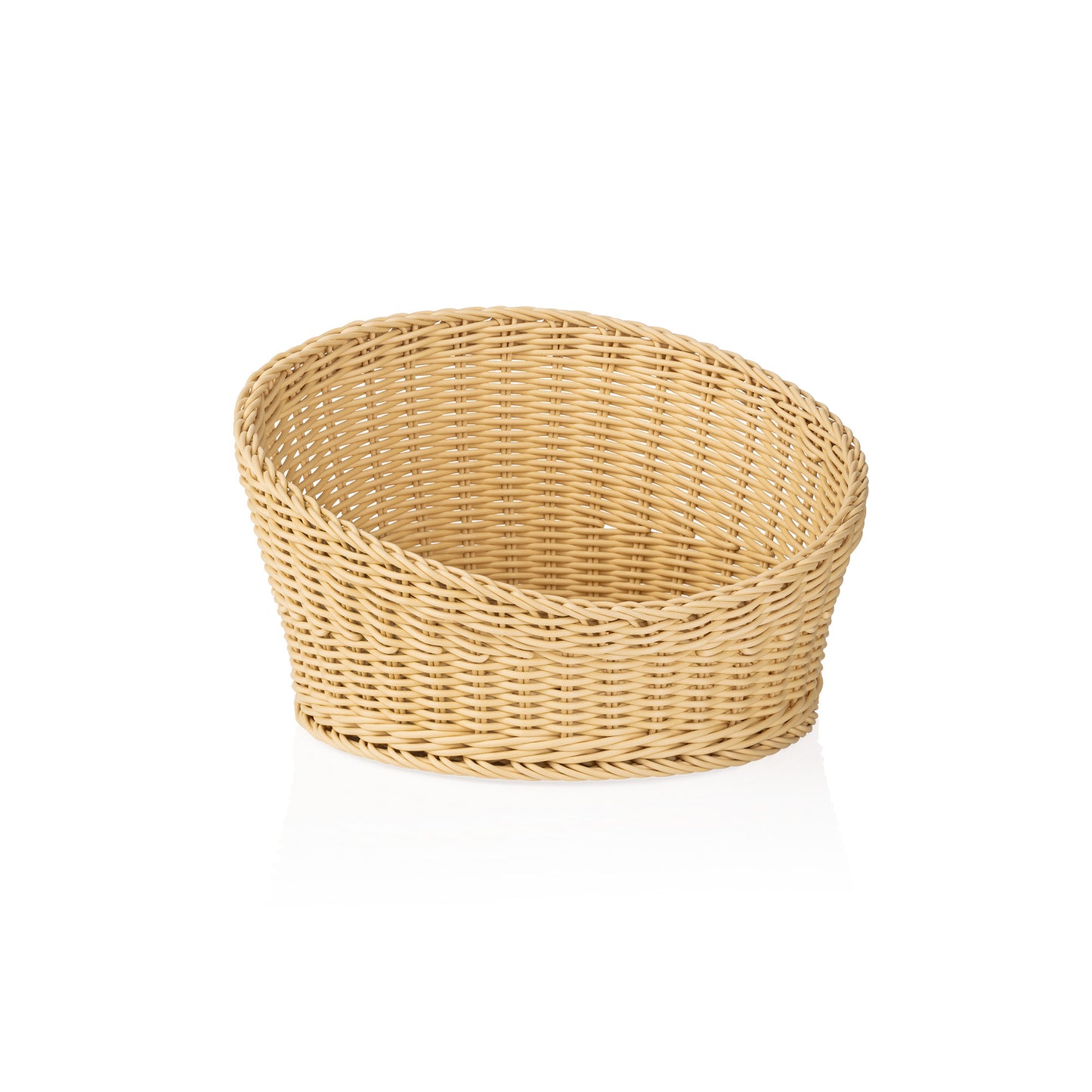 Buffetkorb Weaver Pro Systemkörbe, Ø 34,5 cm, Höhe 20/10 cm, hellbeige, Polypropylen, BPA frei 