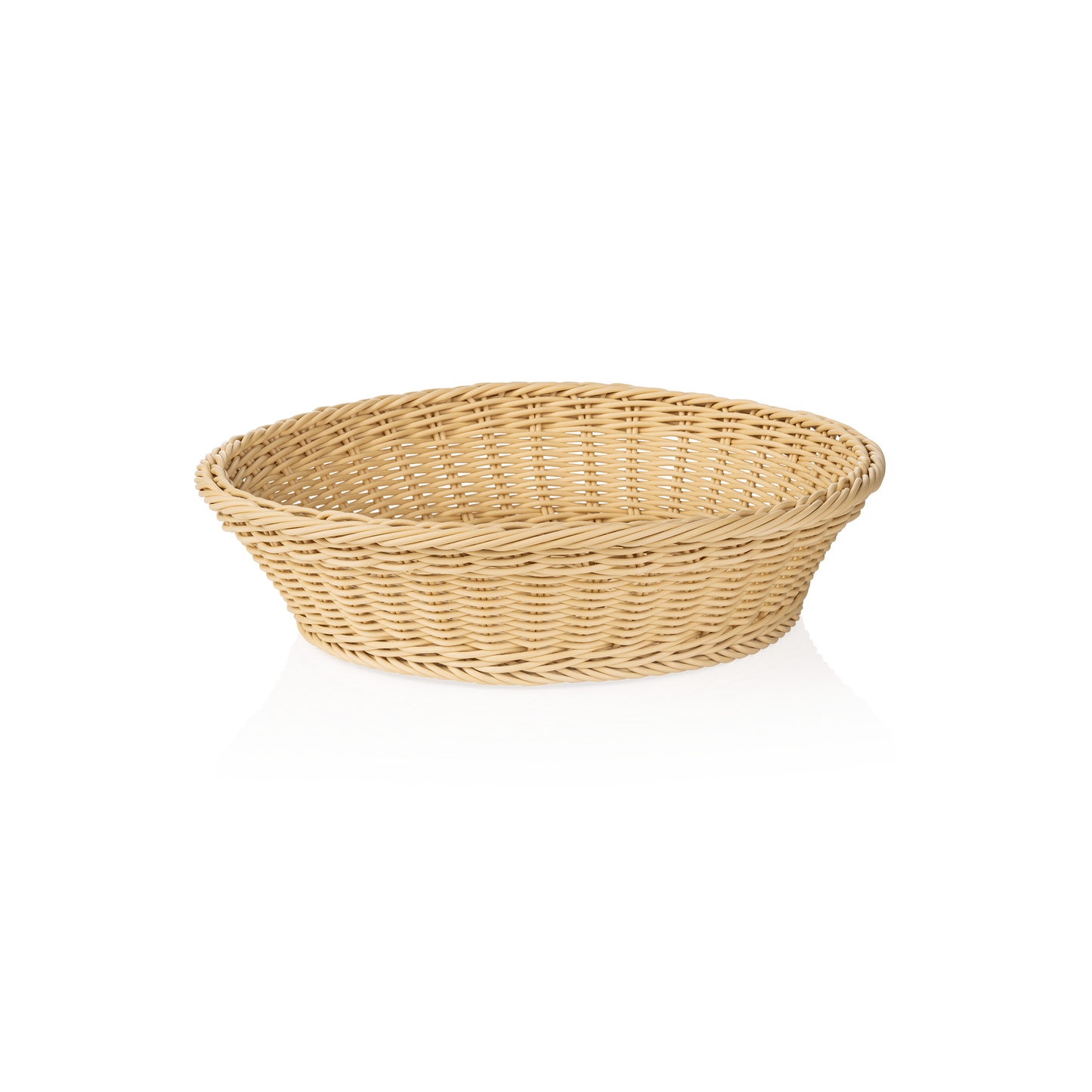 Korb Weaver Pro Systemkörbe, Ø 37 cm, Höhe 9 cm, hellbeige, Polypropylen, BPA frei 