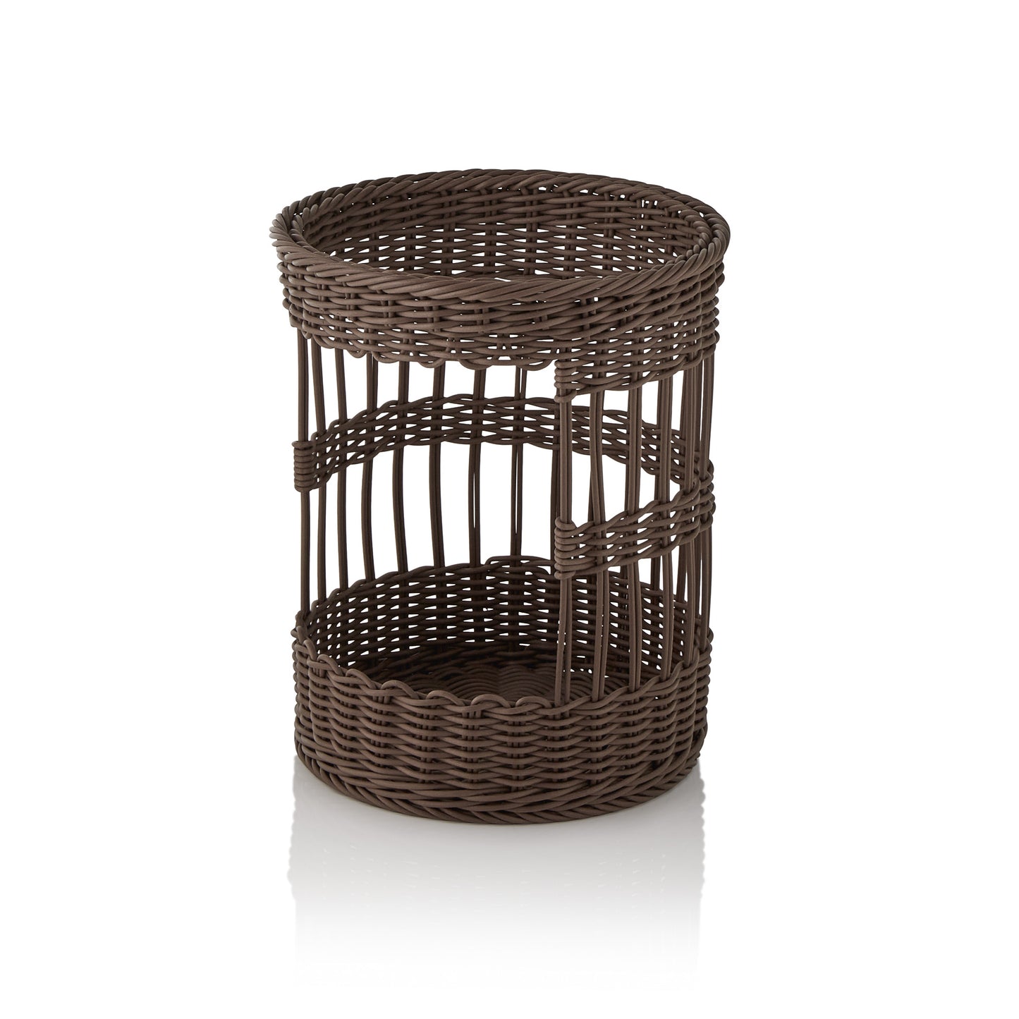 Baguettekorb Weaver Pro Systemkörbe, Ø 31 cm, Höhe 39 cm, braun, Polypropylen, BPA frei 