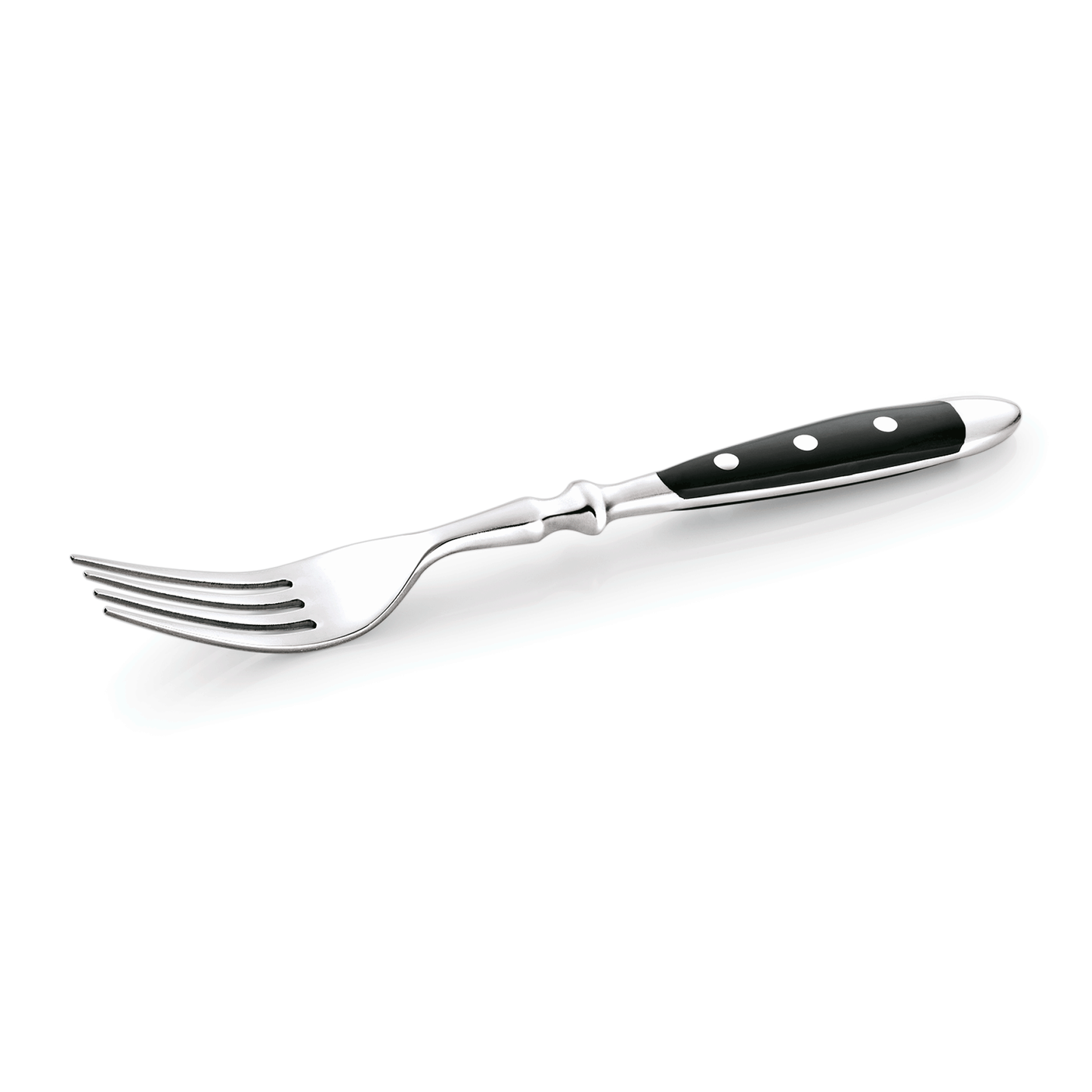 Menügabel BISTRO, 20 cm, mit Kunststoffgriff, Set á 12 Stück, Chromstahl 18/0 