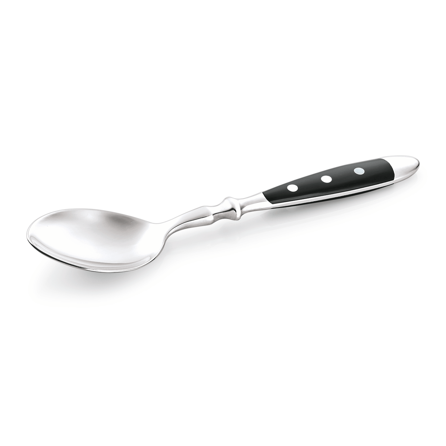 Menülöffel BISTRO, 19,5 cm, mit Kunststoffgriff, Set á 12 Stück, Chromstahl 18/0 