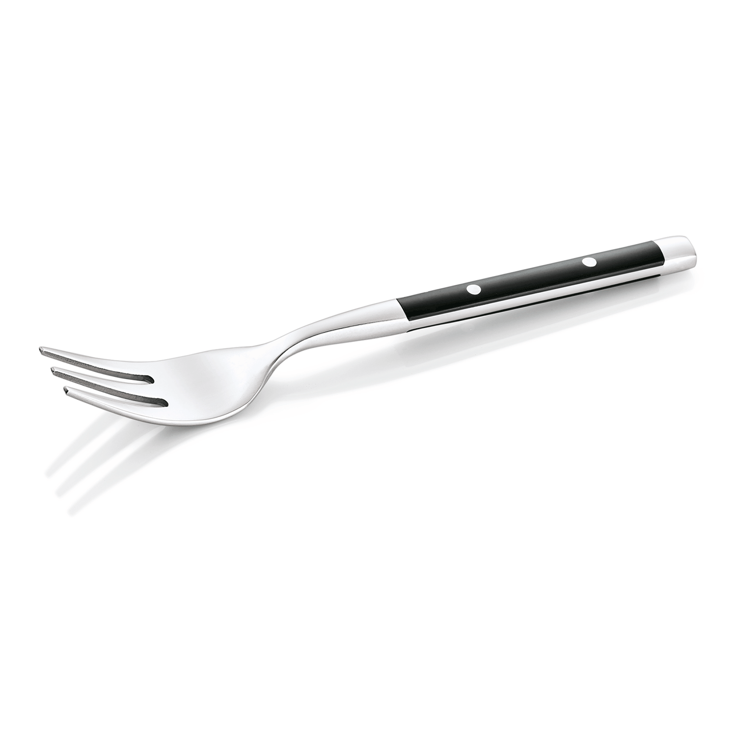 Kuchengabel BISTRO TREND, 15 cm, mit Kunststoffgriff, Set á 12 Stück, Chromstahl 18/0 
