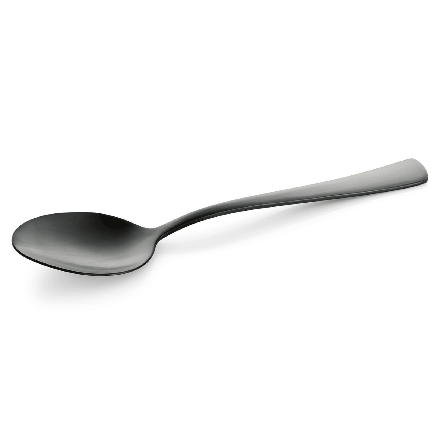 Menülöffel HAMBURG FRESH, 19,5 cm, schwarz, matte PVD Beschichtung, Set á 12 Stück, Chromnickelstahl 18/10