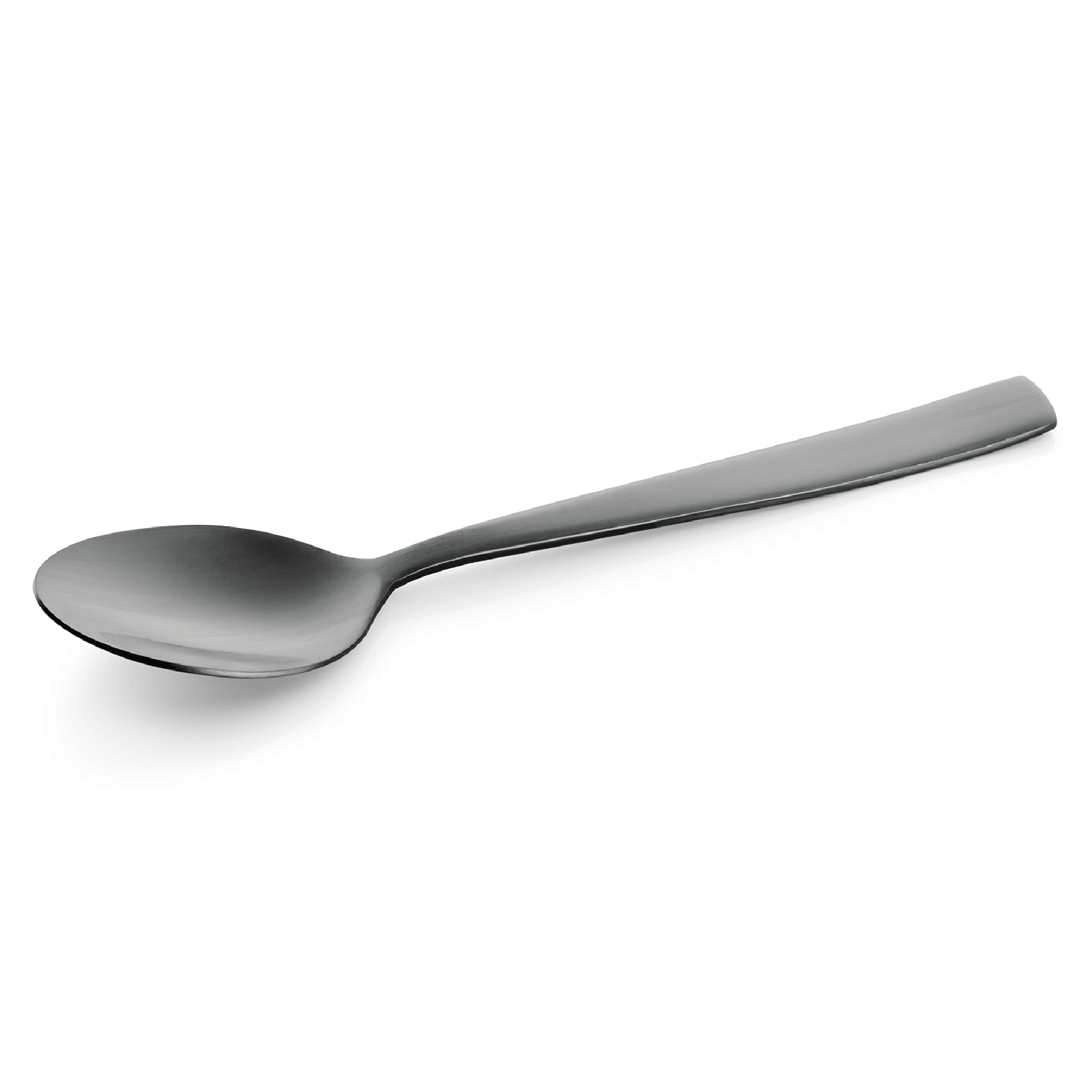 Kaffeeelöffel HAMBURG FRESH, 13,5 cm, schwarz, matte PVD Beschichtung, Set á 12 Stück, Chromnickelstahl 18/10