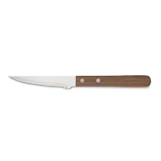 Steakmesser Set mit Walnussholzgriff, 21 cm, Set á 6 Stück, Holz, Chromstahl 13/0 