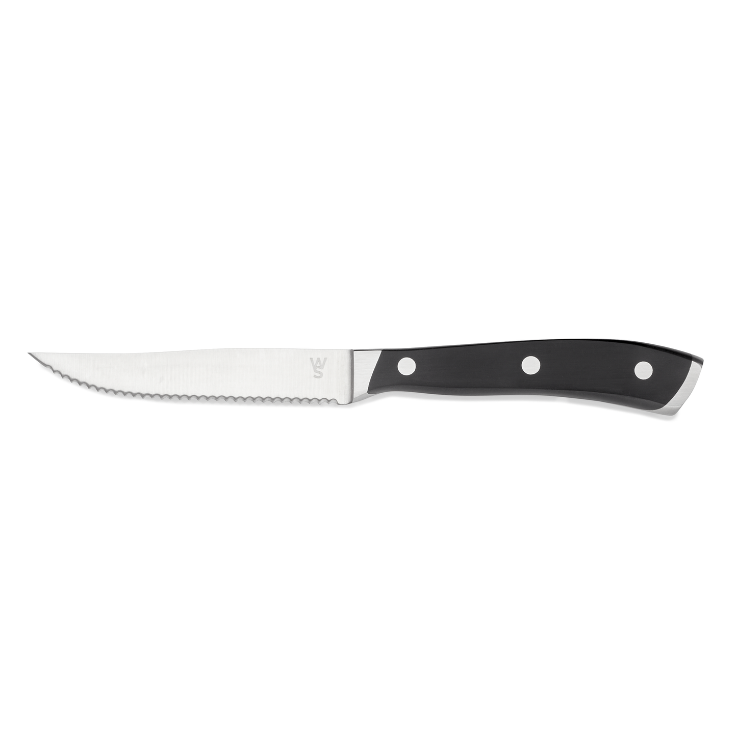 Steakmesser Set mit ABS Kunststoffgriff, 23 cm, Set á 6 Stück, ABS Kunststoff, Chromstahl 13/0 