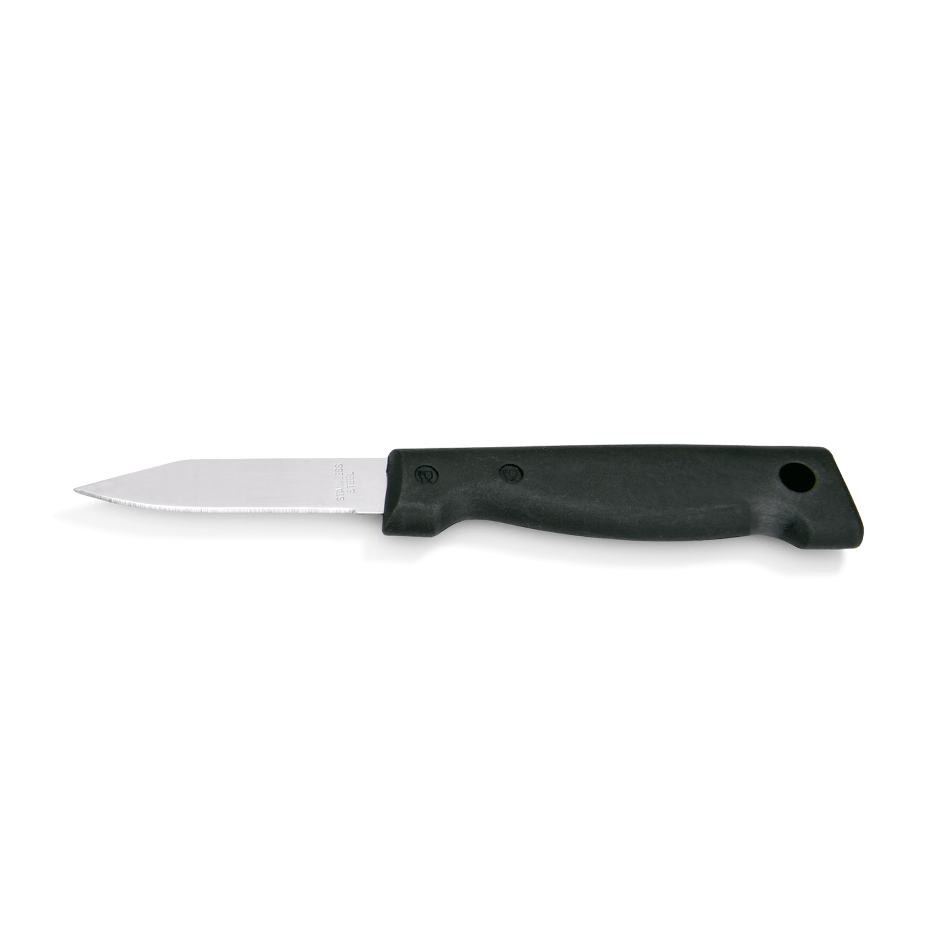 Schälmesser, 7,5 cm, Set á 6 Stück,Edelstahl, Kunststoff 