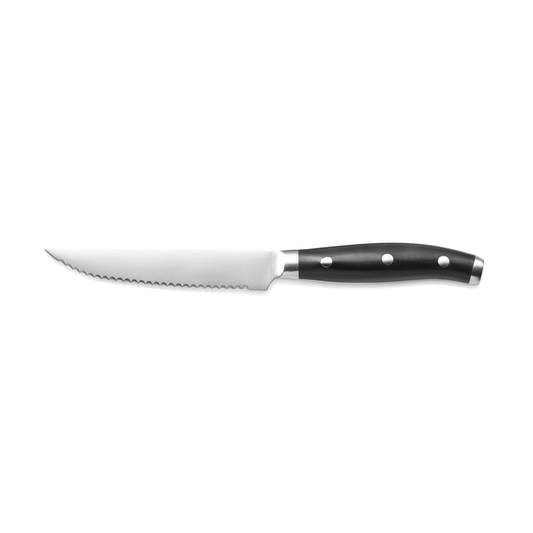 Steakmesser Set mit ABS Kunststoffgriff, 23,5 cm, Set á 6 Stück, ABS Kunststoff, Chromstahl 13/0 