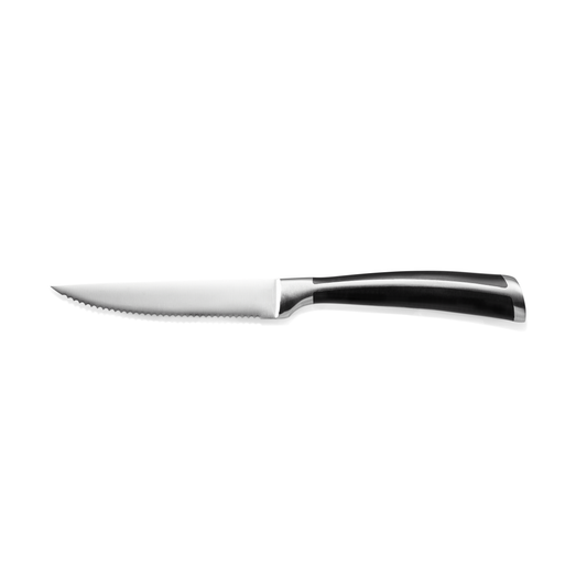 Steakmesser Set mit ABS Kunststoffgriff, 23,5 cm, Set á 6 Stück, ABS Kunststoff, Chromstahl 13/0 