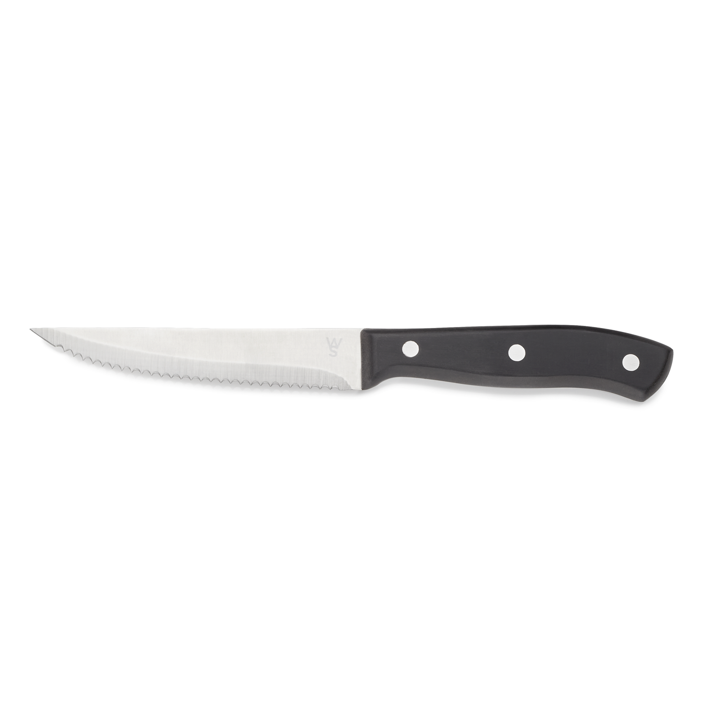 Steakmesser Set mit POM Kunststoffgriff, 23 cm, Set á 6 Stück, Polyoxymethylen, Chromstahl 13/0 