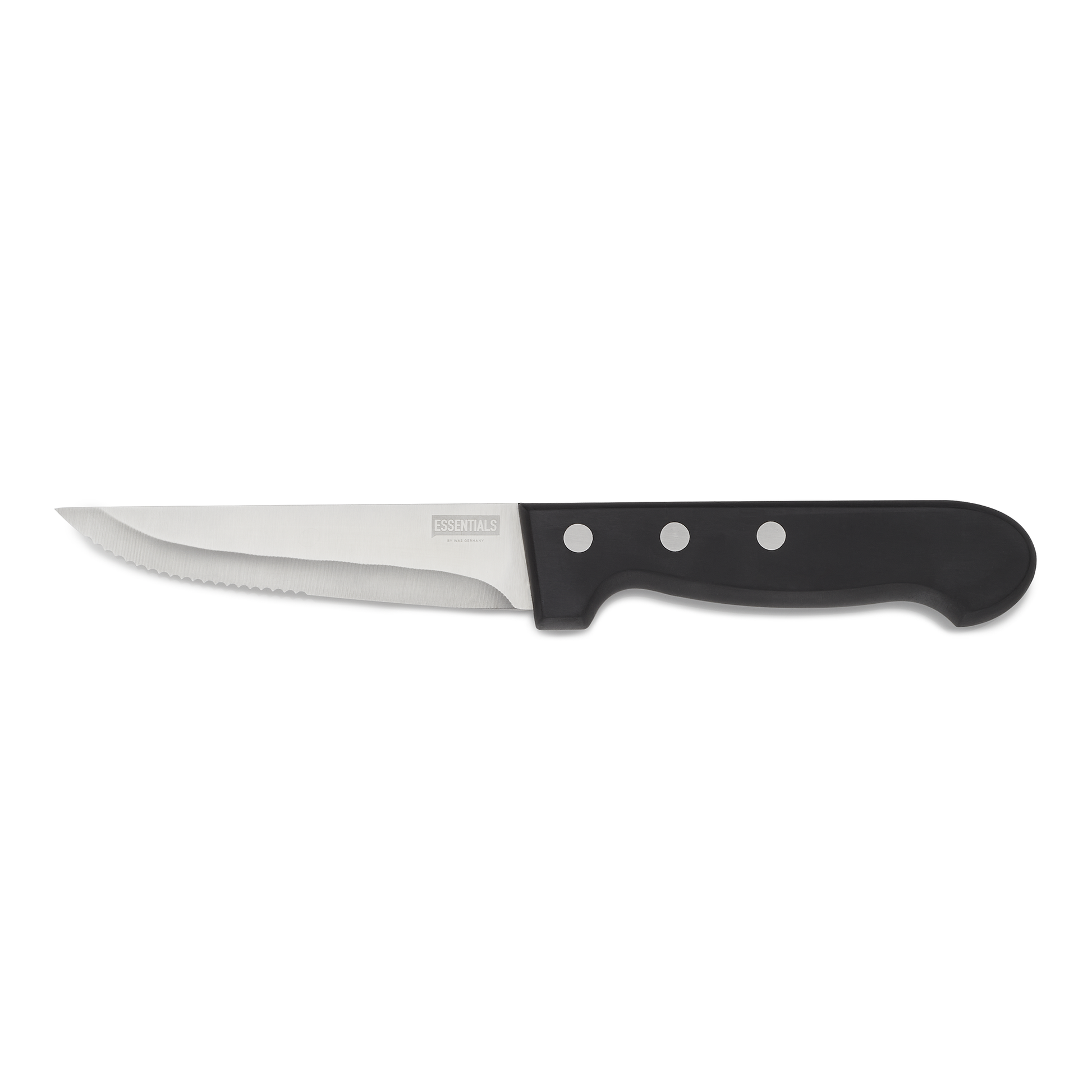 Steakmesser Set mit ABS Kunststoffgriff, 25 cm, Set á 6 Stück, ABS Kunststoff, Chromstahl 13/0 