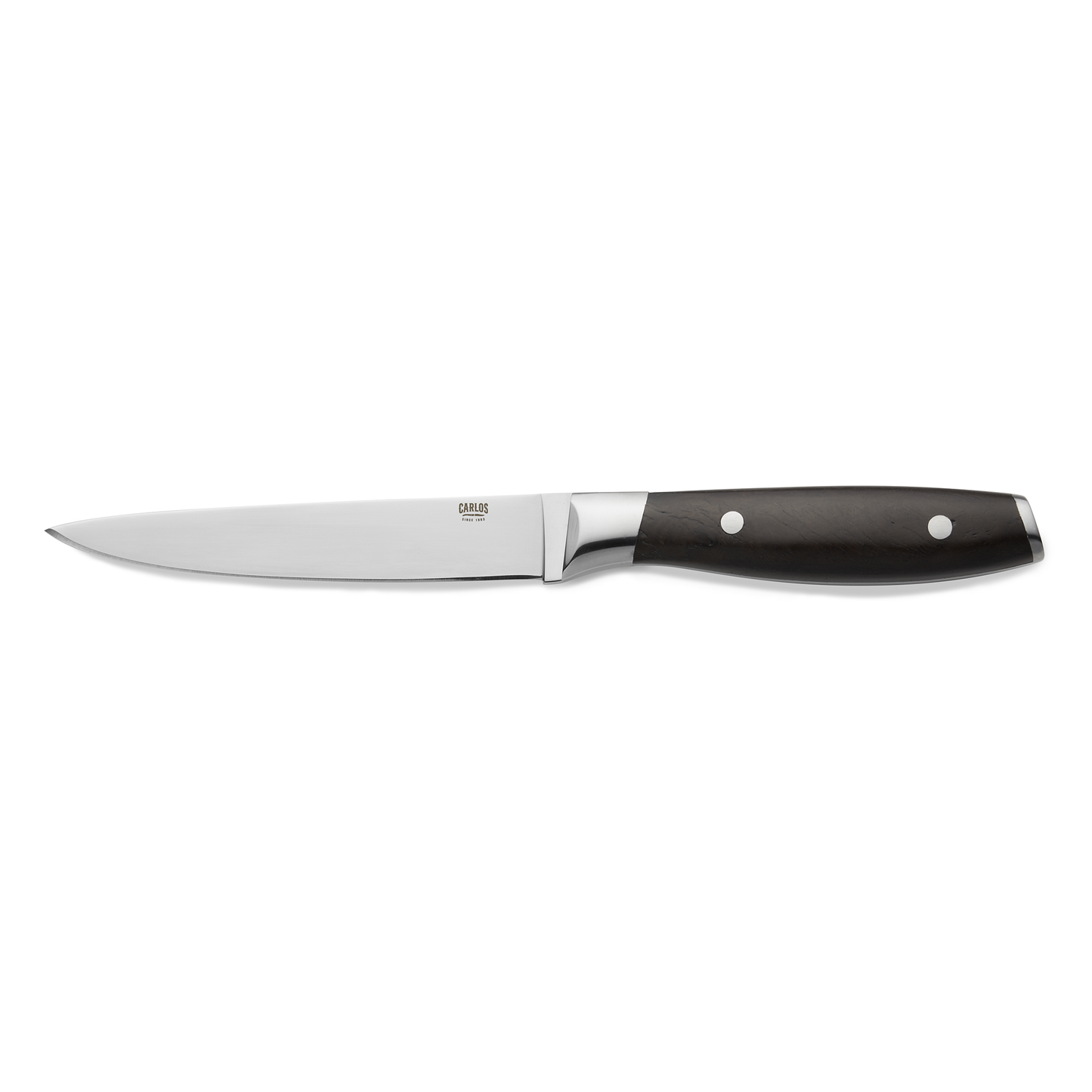 Steakmesser Set CARLOS mit Eschenholzgriff, 25 cm, Set á 6 Stück, Klingenstahl 420, Holz 