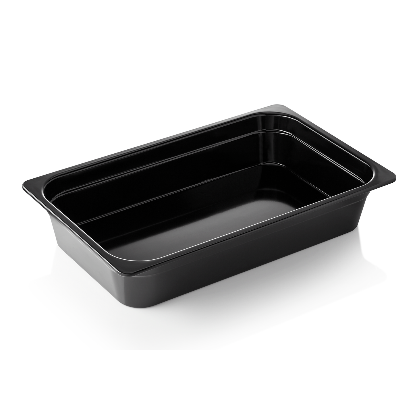 GN Behälter 1/1 GN 65 Black, 100 mm, schwarz, Melamin 