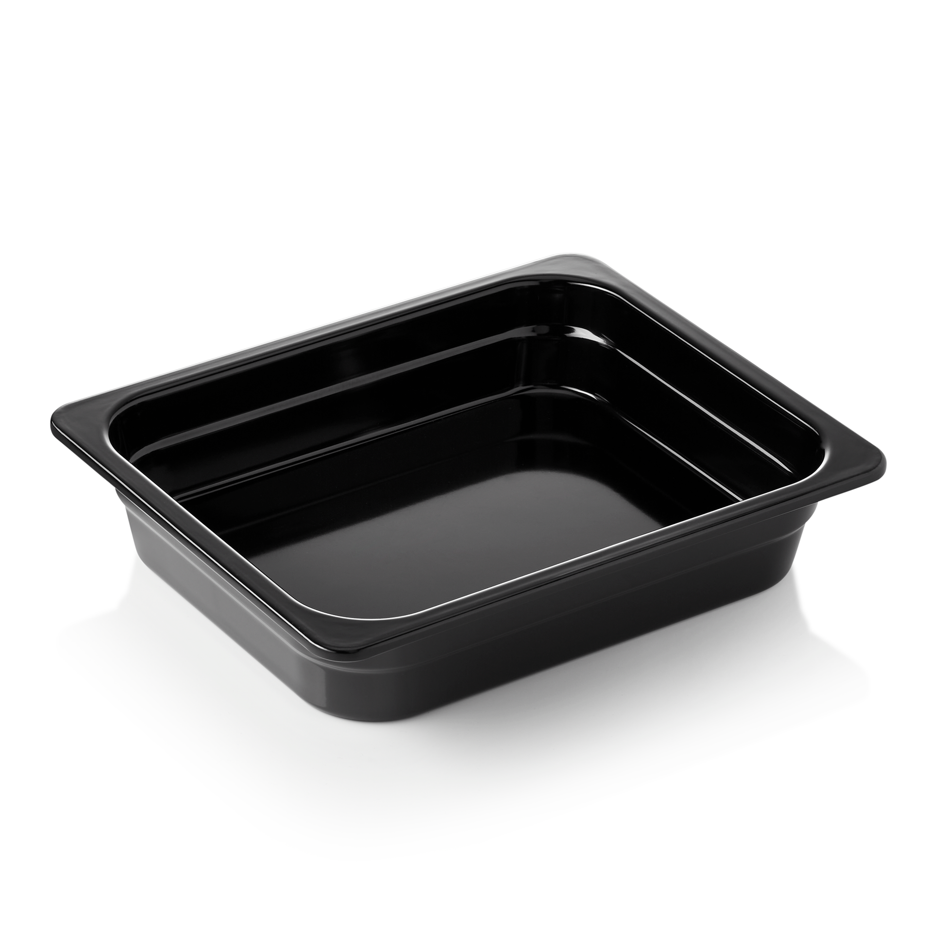 GN Behälter 1/2 GN 65 Black, 065 mm, schwarz, Melamin 