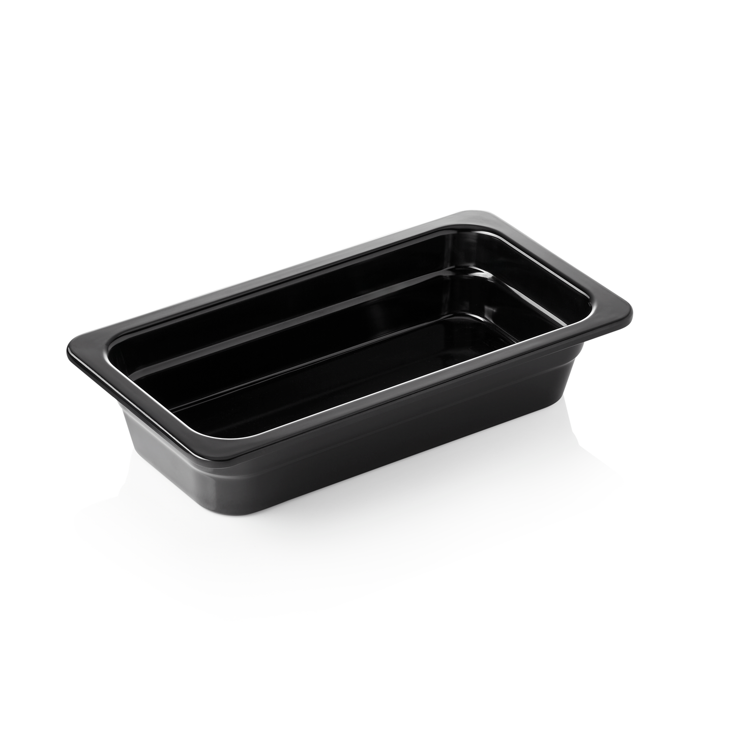 GN Behälter 1/3 GN 65 Black, 065 mm, schwarz, Melamin 
