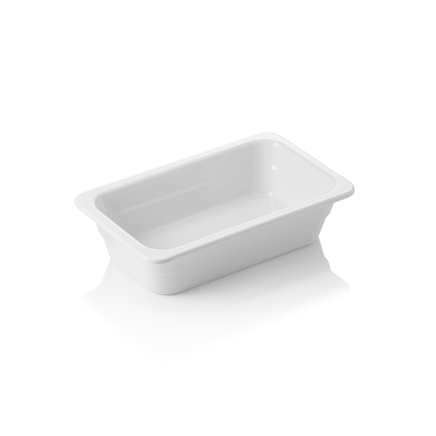 GN Behälter 1/4 GN 65 White, 065 mm, weiß, Melamin 